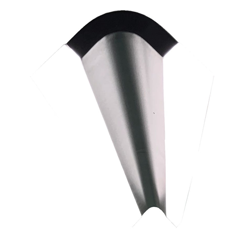 Abra Lighting Eros 2 Light Curved Acrylic Twin Bar Pendant, Black