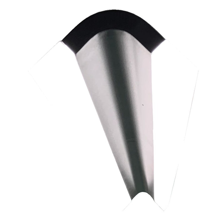Abra Lighting Eros 2 Light Curved Acrylic Twin Bar Pendant, Black