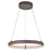 Abra Lighting Sling 1 Light Small Dual LED Ring Pendant, Bronze