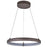 Abra Lighting Sling 1 Light Small Dual LED Ring Pendant, Bronze