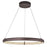 Abra Lighting Sling 1 Light Medium Dual LED Ring Pendant, Bronze