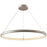 Abra Lighting Sling 1 Light Large Dual LED Ring Pendant, Silver