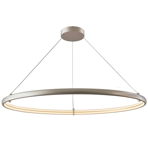 Abra Lighting Sling 1Lt XLarge Dual LED Ring Pendant, Silver - 10010PN-TS-SLING