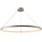 Abra Lighting Sling 1 Light XLarge Dual LED Ring Pendant, Silver