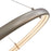 Abra Lighting Sling 1 Light XLarge Dual LED Ring Pendant, Silver