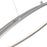 Abra Lighting ORB 1 Light Linear Bar Pendant/Opal Orb, Aluminum