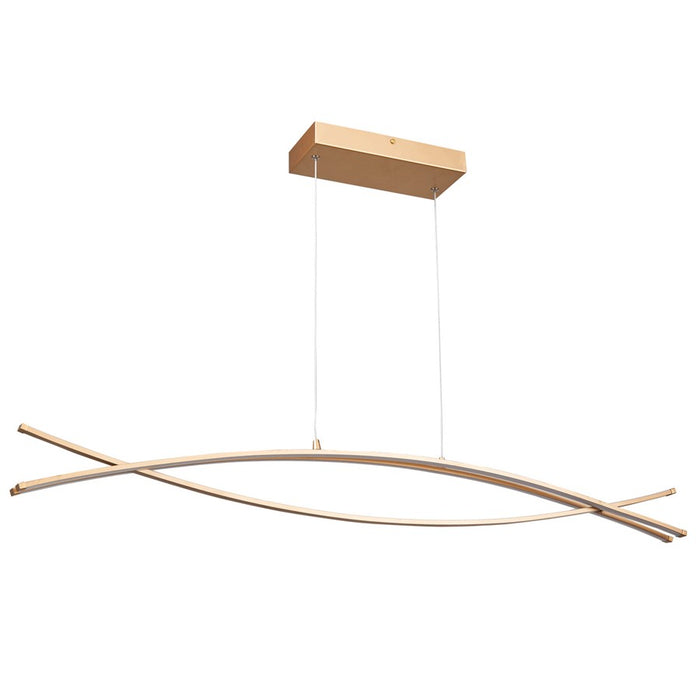 Abra Lighting ORB 1 Light Linear Bar Pendant/Opal Glass Orb, Chrome