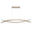 Abra Lighting Wishbone 5 Light Crossed Frame Pendant, Nickel