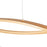Abra Lighting Wishbone 5 Light Crossed Frame Pendant, Gold