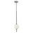 Abra Lighting Baton 1 Light Orb Pendant, Nickel