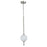 Abra Lighting Baton 1 Light Orb Pendant, Nickel