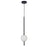 Abra Lighting Baton 1 Light 1-Light Orb Pendant, Matte Black