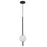 Abra Lighting Baton 1 Light 1-Light Orb Pendant, Matte Black