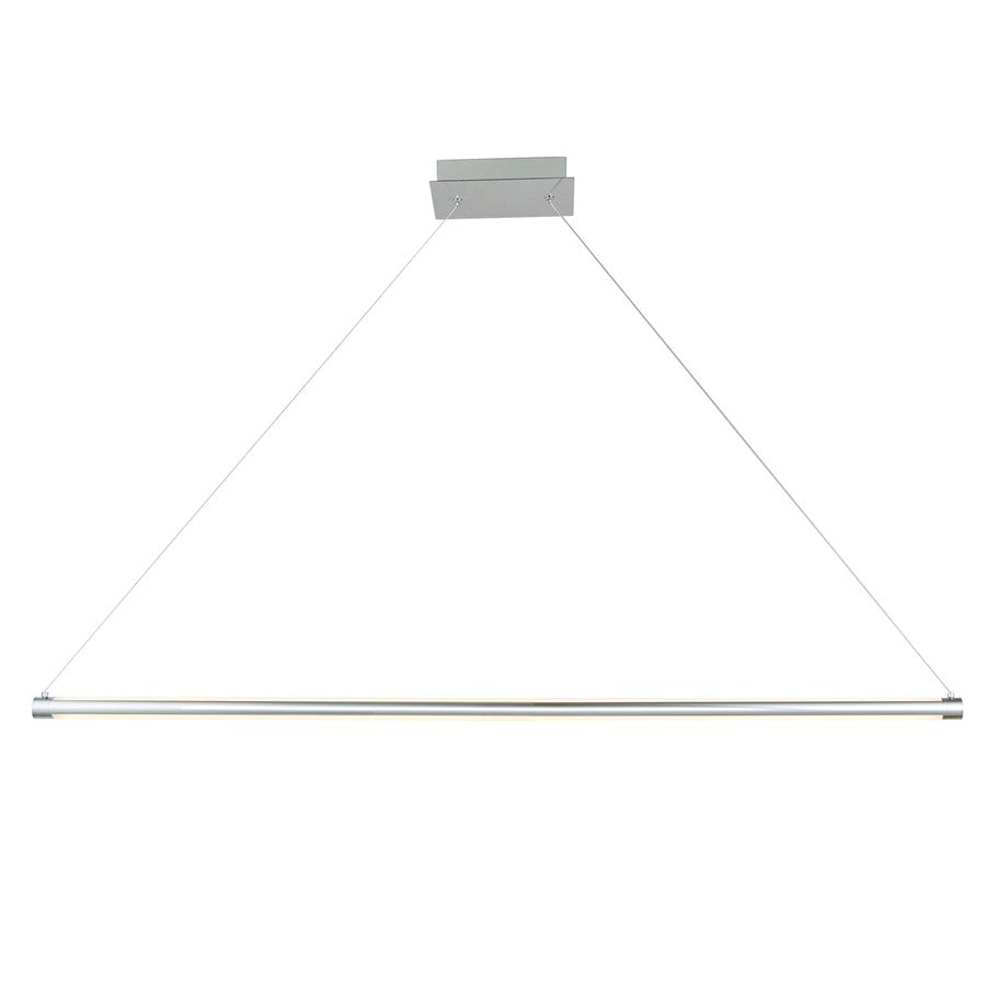 Abra Lighting ORB 1 Light Linear Bar Pendant/excluding, Chrome