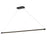 Abra Lighting ORB 1 Light Linear Bar Pendant/ excluding Glass, BK