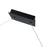 Abra Lighting ORB 1 Light Linear Bar Pendant/3 Orbs, Black/Opal