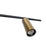 Abra Lighting Spartan 3 Light Cylinder Pendant, Black/Gold