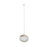 Abra Lighting Athena 1 Light Teardrop Pendant/120" Cord, Nickel