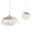Abra Lighting Athena 1 Light Teardrop Pendant/120" Cord, Nickel
