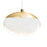 Abra Lighting Athena 1 Light Oval Teardrop Pendant, BK/BS