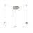 Abra Lighting Athena 3 Light Octopus Pendant/Teardrop, Nickel