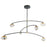 Abra Lighting Athena 6 Light Teardrop Cylinder Pendant, BK/BS
