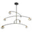 Abra Lighting Athena 8 Light Teardrop Cylinder Pendant, BK/BS