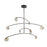 Abra Lighting Athena 8 Light Teardrop Cylinder Pendant, BK/BS