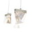 Abra Lighting Atlas 1 Light Diamond Pendant/120" Cord, Nickel