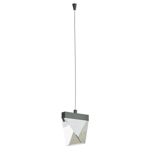 Abra Lighting Atlas 1Lt Diamond Pendant/120" Cord, Black - 10069PN-MB-ATLAS