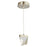 Abra Lighting Atlas 1 Light Diamond Pendant/Canopy/Driver, Nickel
