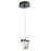 Abra Lighting Atlas 1 Light Diamond Pendant/Canopy/Driver, Black