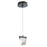 Abra Lighting Atlas 1 Light Diamond Pendant/Canopy/Driver, Black