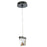 Abra Lighting Atlas 1 Light Diamond Pendant/Canopy/Driver, Black