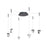 Abra Lighting Atlas 6 Light Octopus Pendant/Diamond, Black