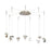 Abra Lighting Atlas 9 Light Octopus Pendant/Diamond, Nickel