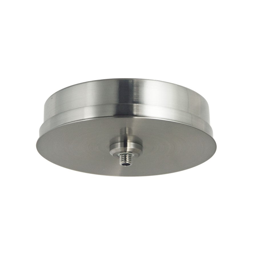 Abra Lighting Canopy 1 Light Flat/Barrel Canopy, Nickel