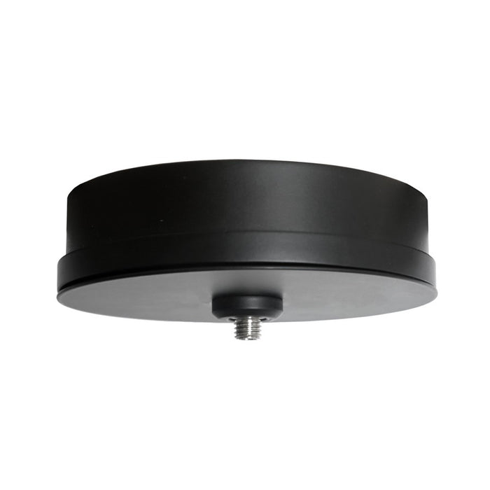 Abra Lighting Canopy 1 Light Flat/Barrel Canopy, Black