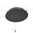 Abra Lighting Canopy 3 Light Tri-Port Uni-Jack Canopy, Black