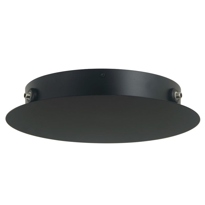Abra Lighting Canopy 3 Light Tri-Port Uni-Jack Canopy, Black
