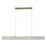 Abra Lighting Slim 2 Light 32" Cable LED Pendant, Aluminum