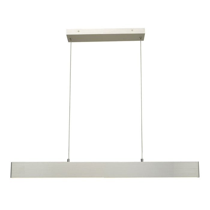 Abra Lighting Slim 2 Light 32" Cable LED Pendant, Aluminum