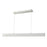Abra Lighting Slim 2 Light 47" Cable LED Pendant, Aluminum