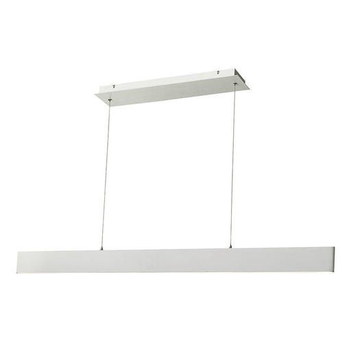 Abra Lighting Slim 2 Light 47" Cable LED Pendant, Aluminum