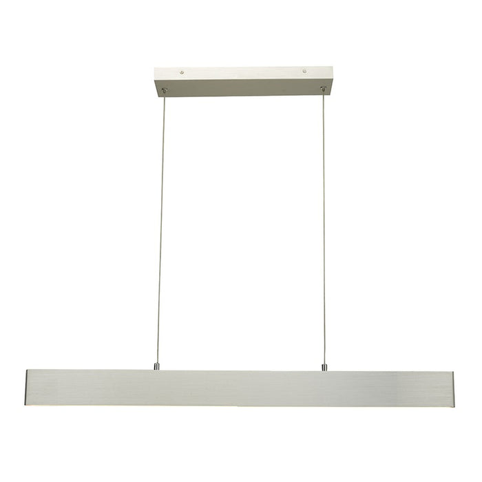 Abra Lighting Slim 2 Light 47" Cable LED Pendant, Aluminum