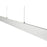Abra Lighting Slim 2 Light 47" Cable LED Pendant, Aluminum