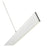 Abra Lighting Slim 2 Light 47" Cable LED Pendant, Aluminum