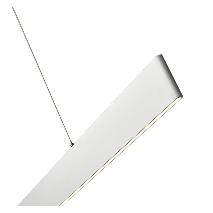 Abra Lighting Slim 2 Light 47" Cable LED Pendant, Aluminum