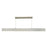 Abra Lighting Slim 2 Light 47" Cable LED Pendant, Aluminum