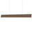 Abra Lighting Slim 2 Light 47" Cable Suspended LED Pendant, Bronze
